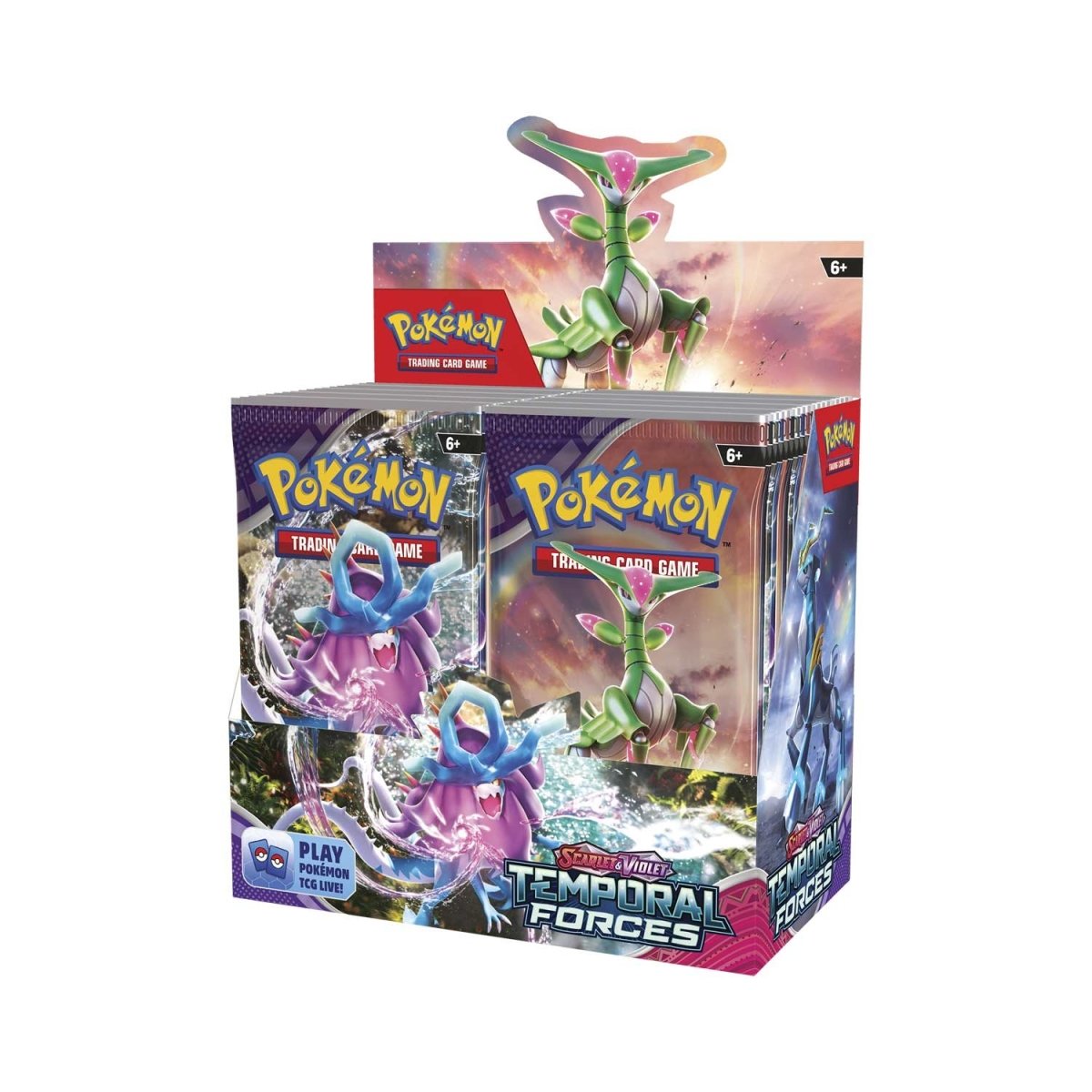 Pokémon TCG: Scarlet & Violet—Temporal Forces - Single Booster Pack - Merchandise by Pokémon The Chelsea Gamer