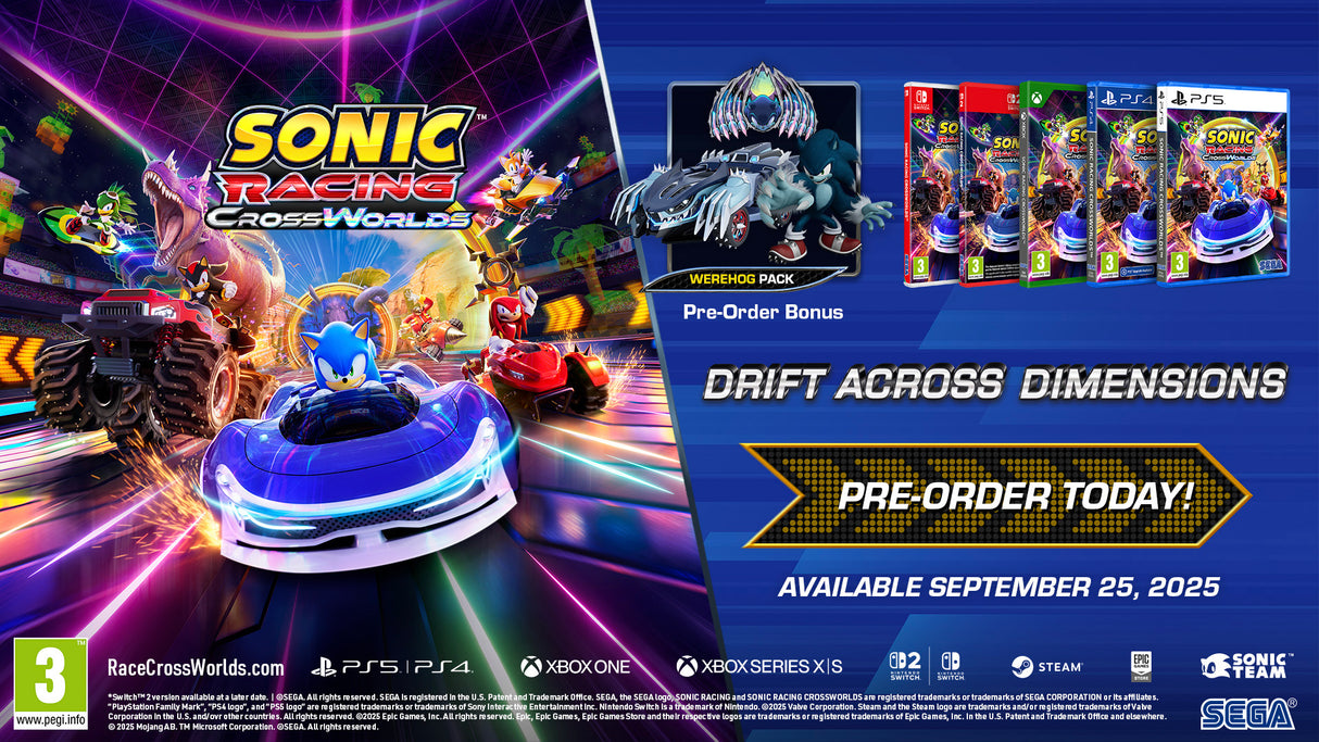 Sonic Racing Crossworlds - Xbox - Video Games by SEGA UK The Chelsea Gamer