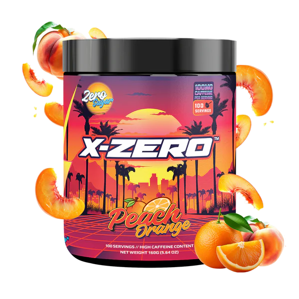 X-Zero - Peach Orange (160g / 100 Servings) - Merchandise by X-Zero The Chelsea Gamer
