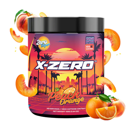 X-Zero - Peach Orange (160g / 100 Servings) - Merchandise by X-Zero The Chelsea Gamer