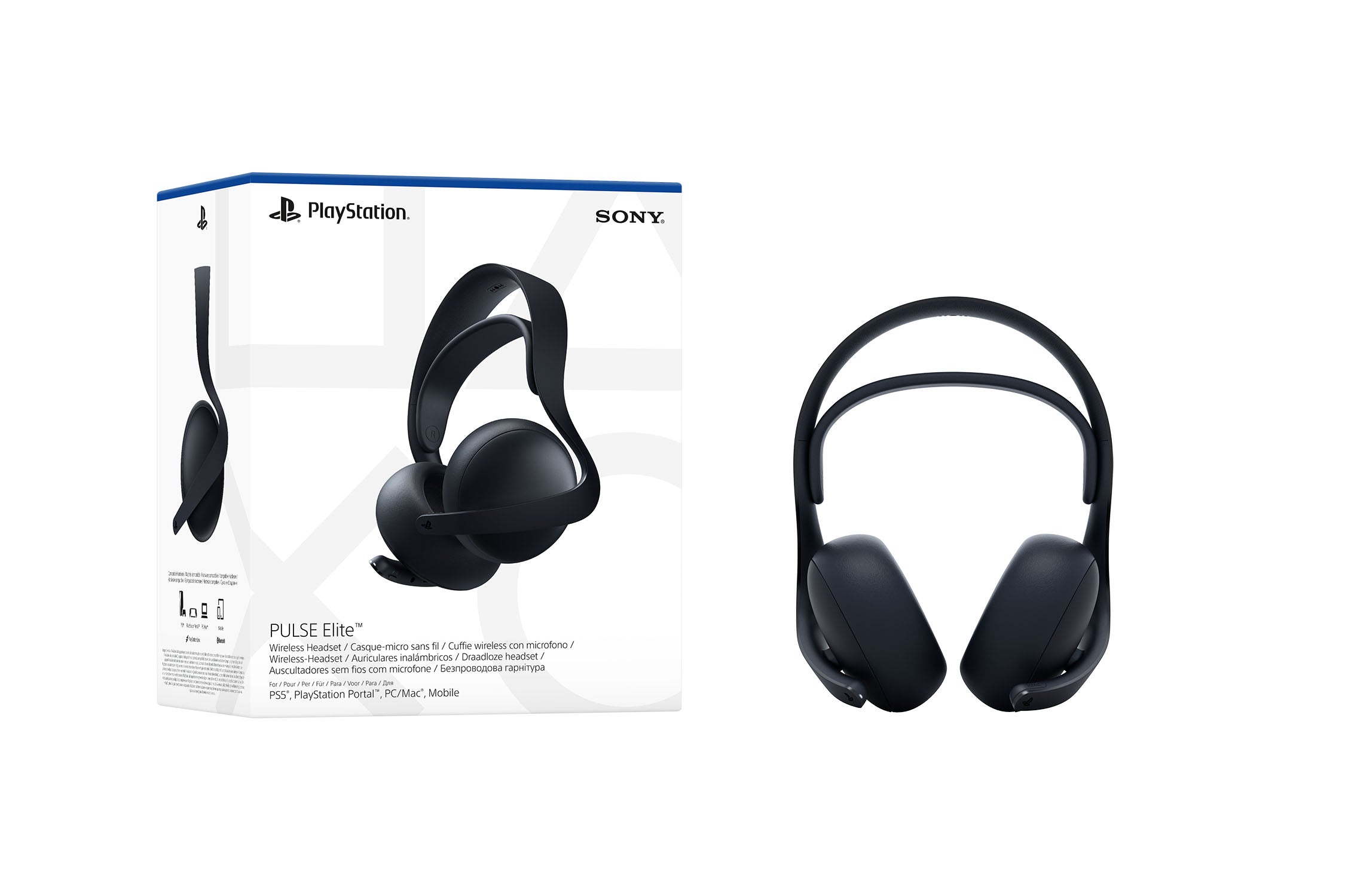 PULSE Elite™ Wireless Headset – Midnight Black - Console Accessories by Sony The Chelsea Gamer