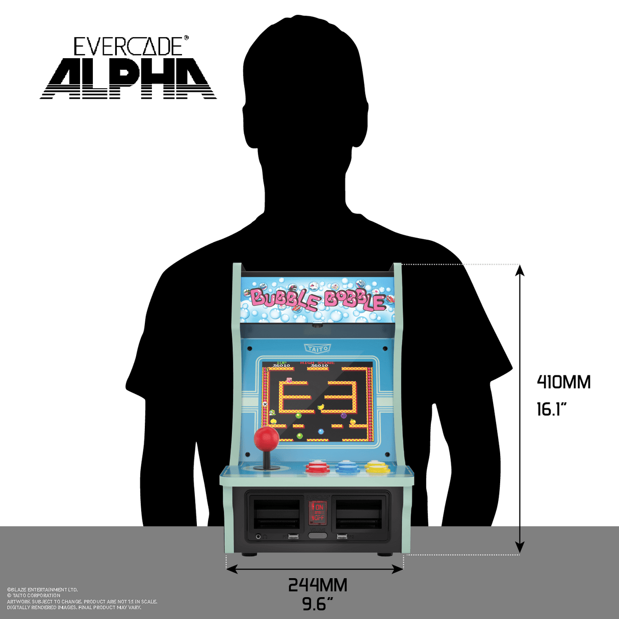 Evercade Alpha Taito Bartop Arcade - Console pack by Blaze The Chelsea Gamer