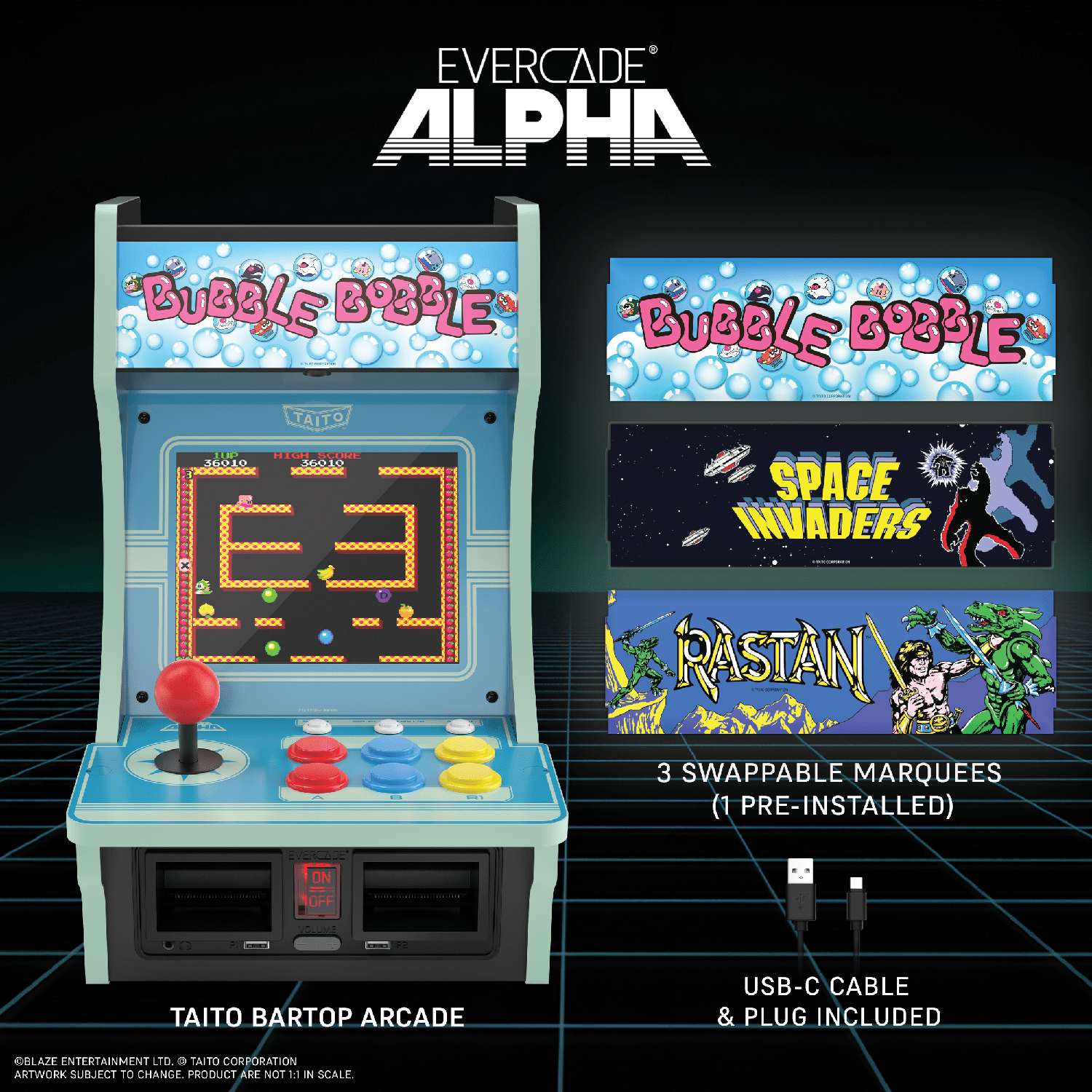 Evercade Alpha Taito Bartop Arcade - Console pack by Blaze The Chelsea Gamer