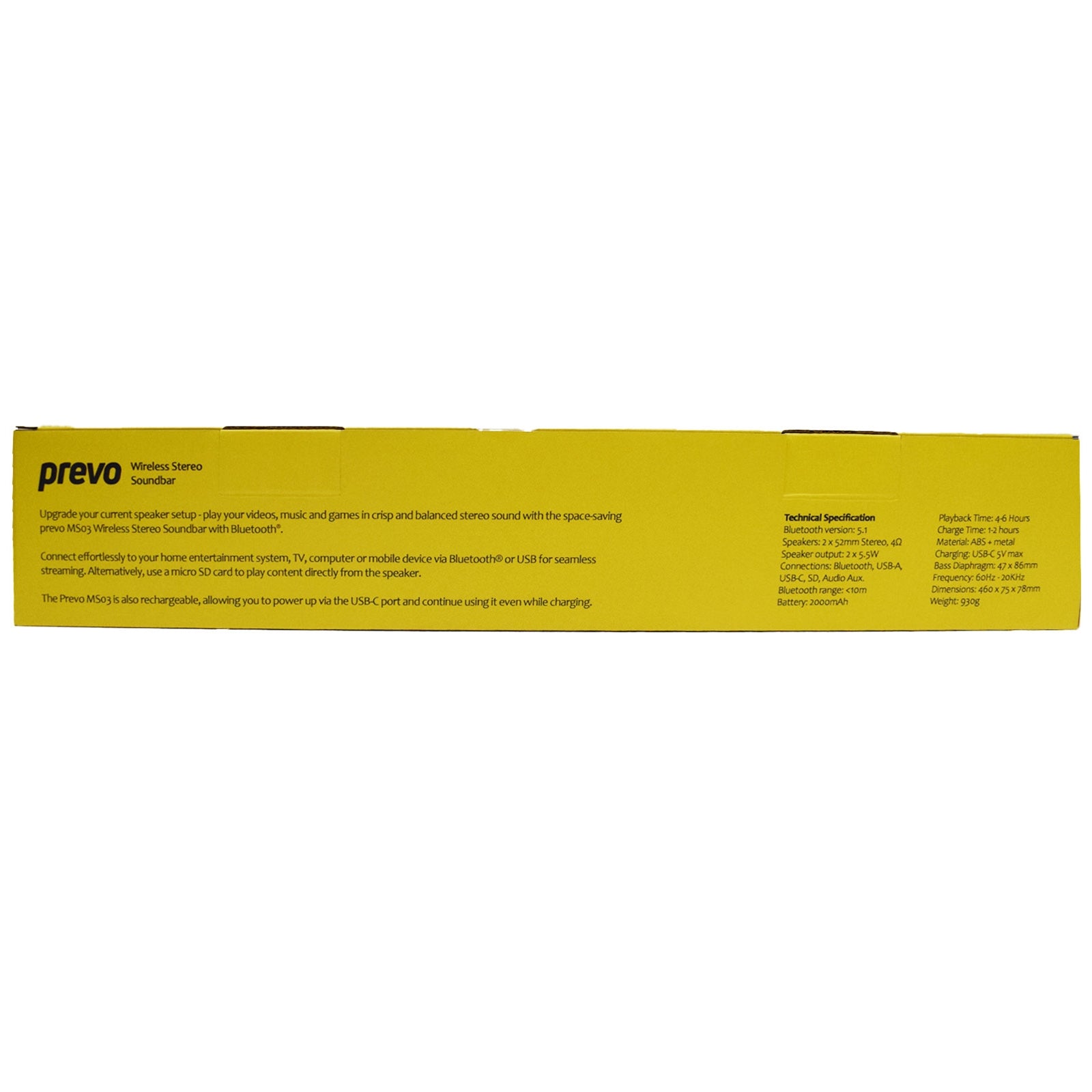 Prevo MS03 Wireless Bluetooth Speaker with Bluetooth - Console Accessories by Prevo The Chelsea Gamer