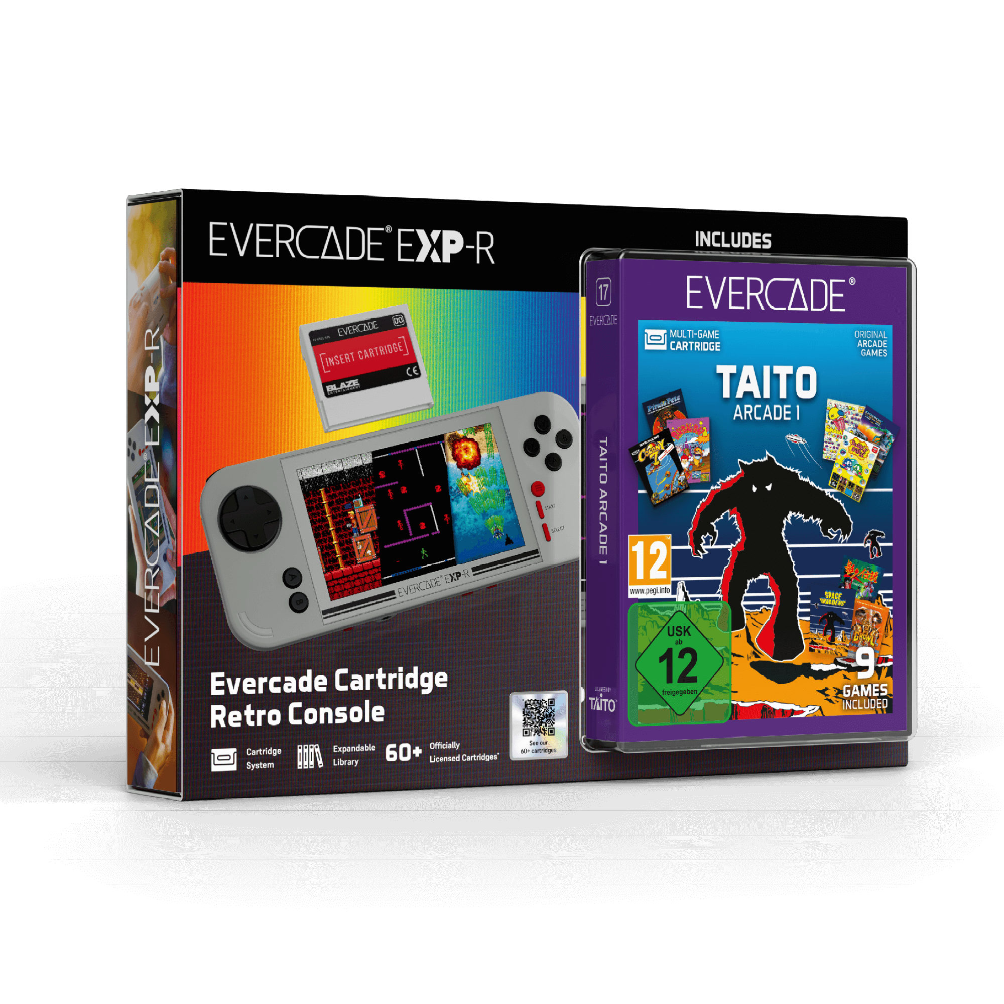 Evercade EXP-R & Taito Arcade 1 Bundle - Console pack by Blaze The Chelsea Gamer