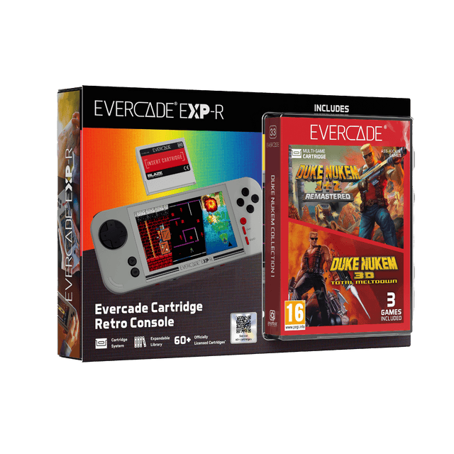 Evercade EXP-R & Duke Nukem Collection 1 Bundle - Console pack by Blaze The Chelsea Gamer