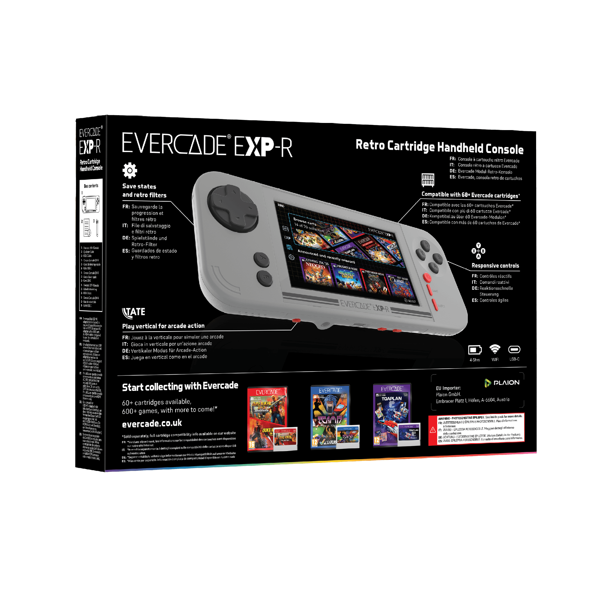 Evercade EXP-R & Duke Nukem Collection 1 Bundle - Console pack by Blaze The Chelsea Gamer