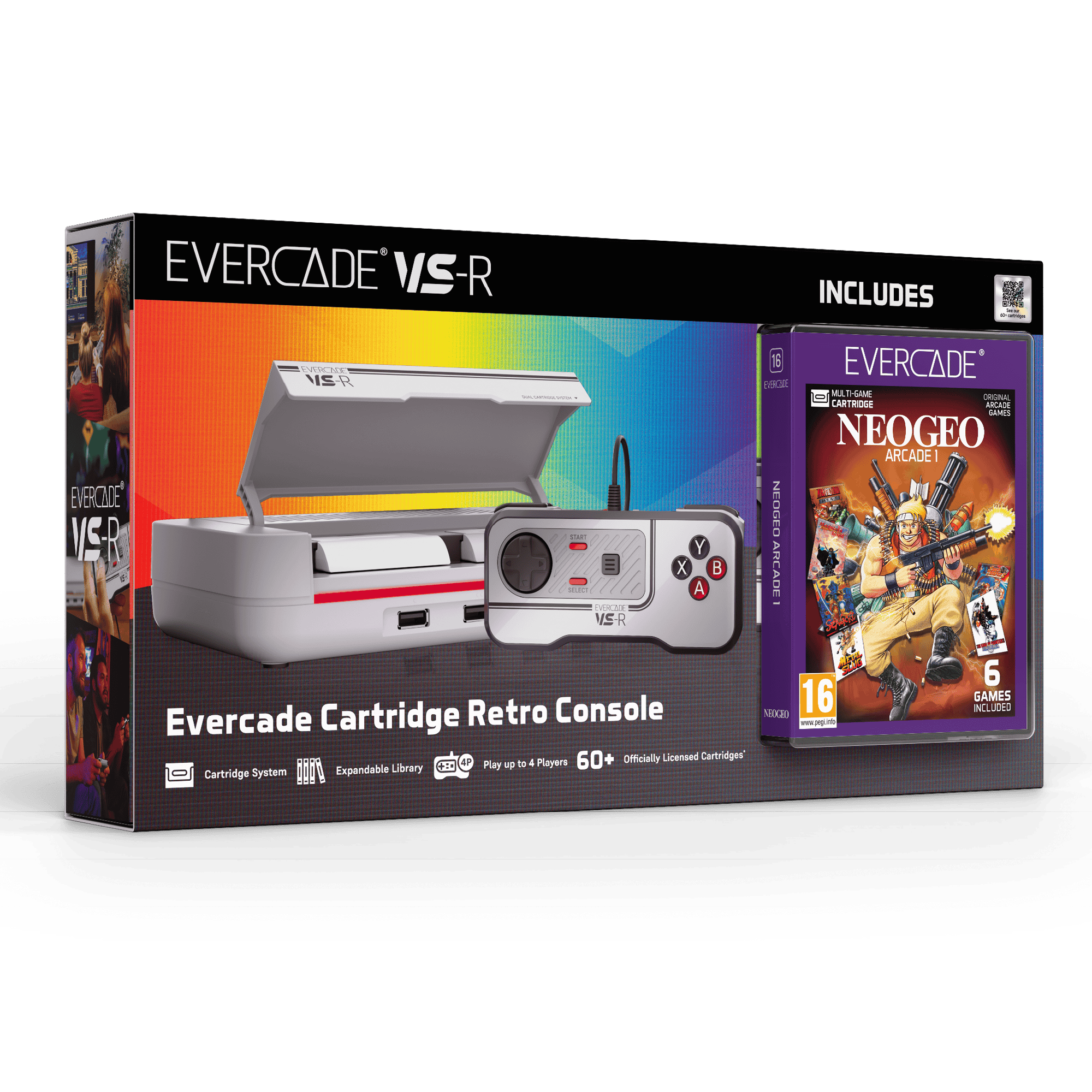 Evercade VS-R & Neogeo Arcade 1 Bundle - Console pack by Blaze The Chelsea Gamer