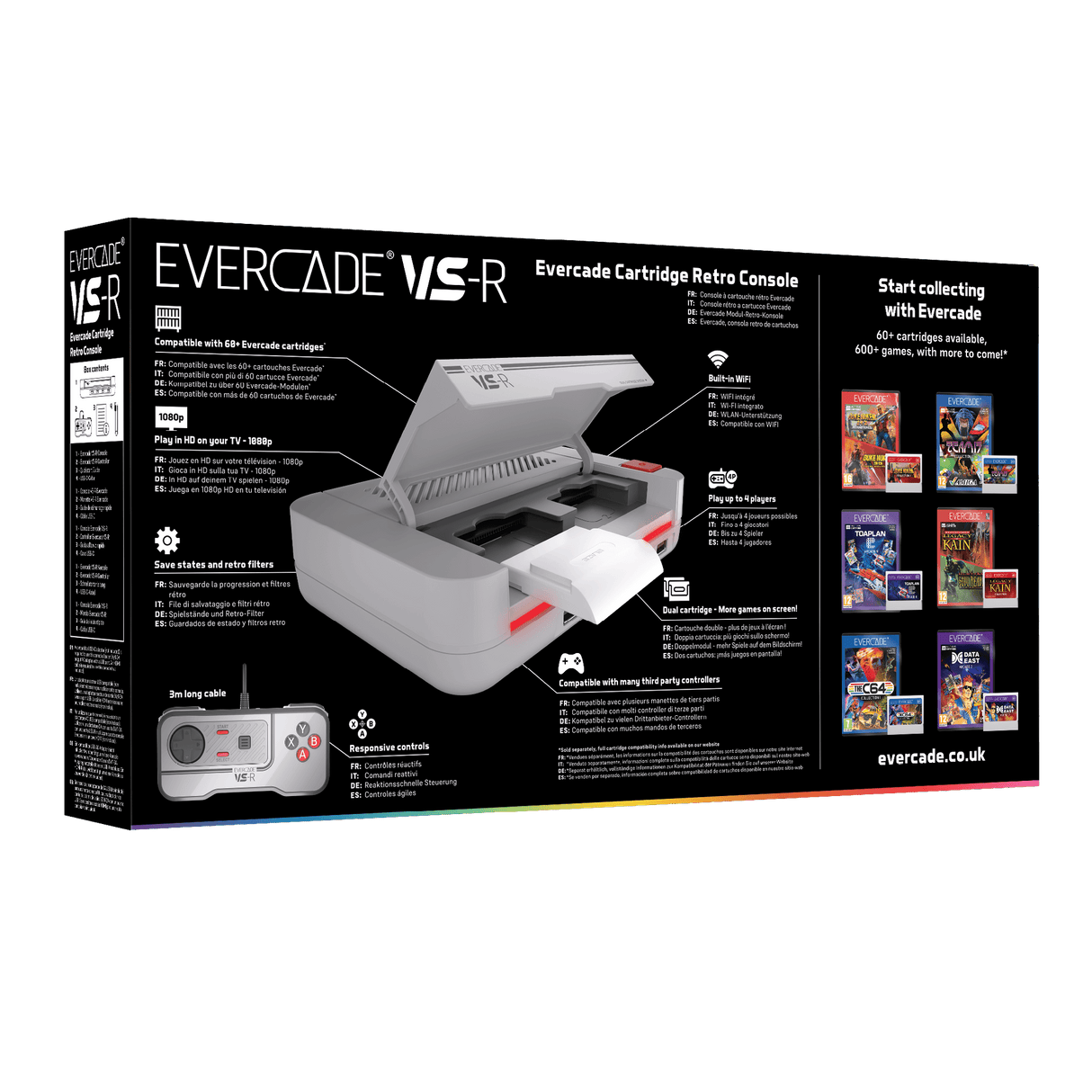 Evercade VS-R & Neogeo Arcade 1 Bundle - Console pack by Blaze The Chelsea Gamer