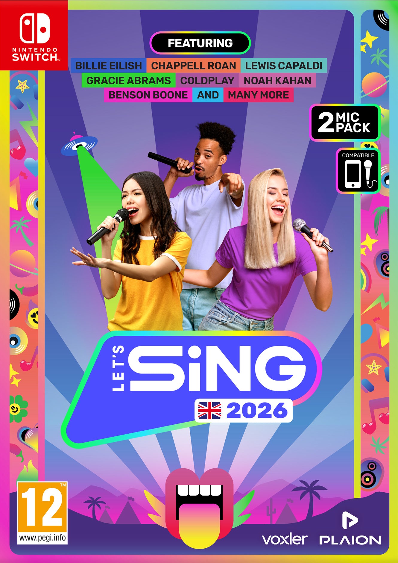 Let's Sing 2026 - 2-Mic - Nintendo Switch - Video Games by Voxler The Chelsea Gamer