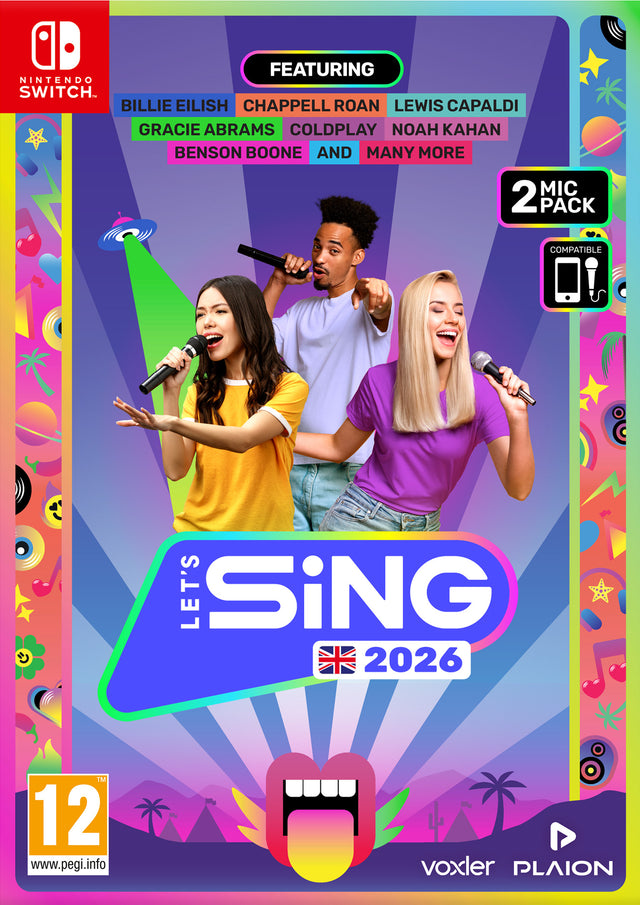Let's Sing 2026 - 2-Mic - Nintendo Switch - Video Games by Voxler The Chelsea Gamer