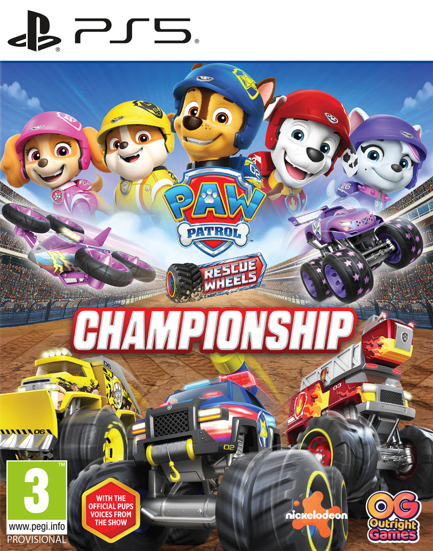 PAW Patrol™ Rescue Wheels™: Championship - PlayStation 5 - Video Games by Bandai Namco Entertainment The Chelsea Gamer