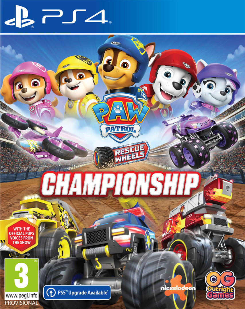 PAW Patrol™ Rescue Wheels™: Championship - PlayStation 4 - Video Games by Bandai Namco Entertainment The Chelsea Gamer