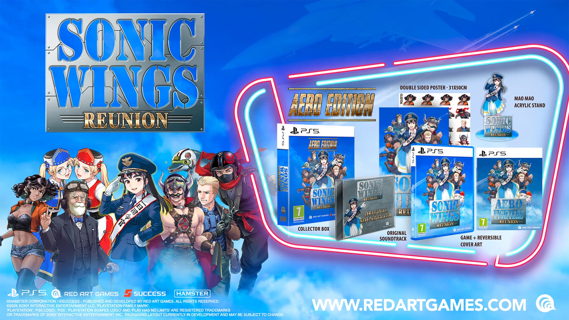 Sonic Wings Reunion Aero Edition - PlayStation 5 - Video Games by Red Art Games The Chelsea Gamer