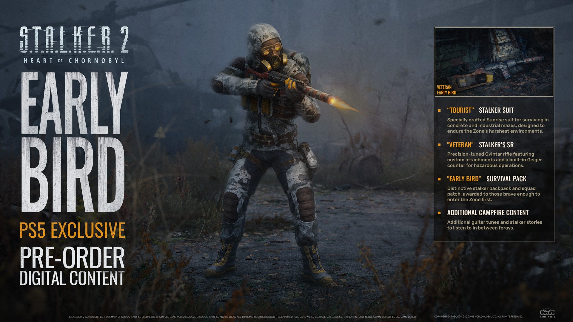 S.T.A.L.K.E.R. 2: Heart of Chernobyl - PlayStation 5 - Video Games by GSC Gameworld The Chelsea Gamer