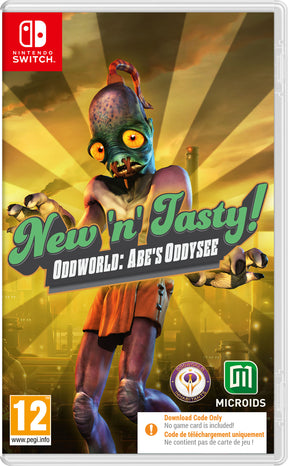 New 'N' Tasty! Oddworld: Abe's Oddysee - Nintendo Switch - Code In A Box - Video Games by Maximum Games Ltd (UK Stock Account) The Chelsea Gamer