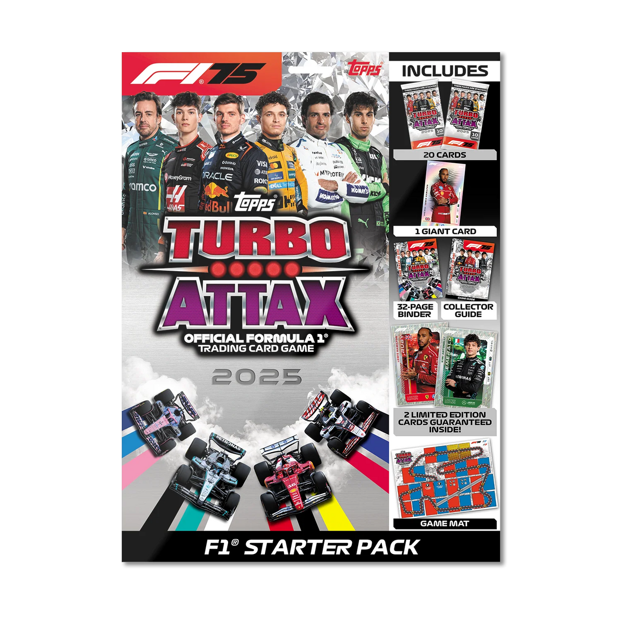 Topps Turbo Attax Formula 1® 2025 - Standard Starter Pack - Merchandise by Topps The Chelsea Gamer