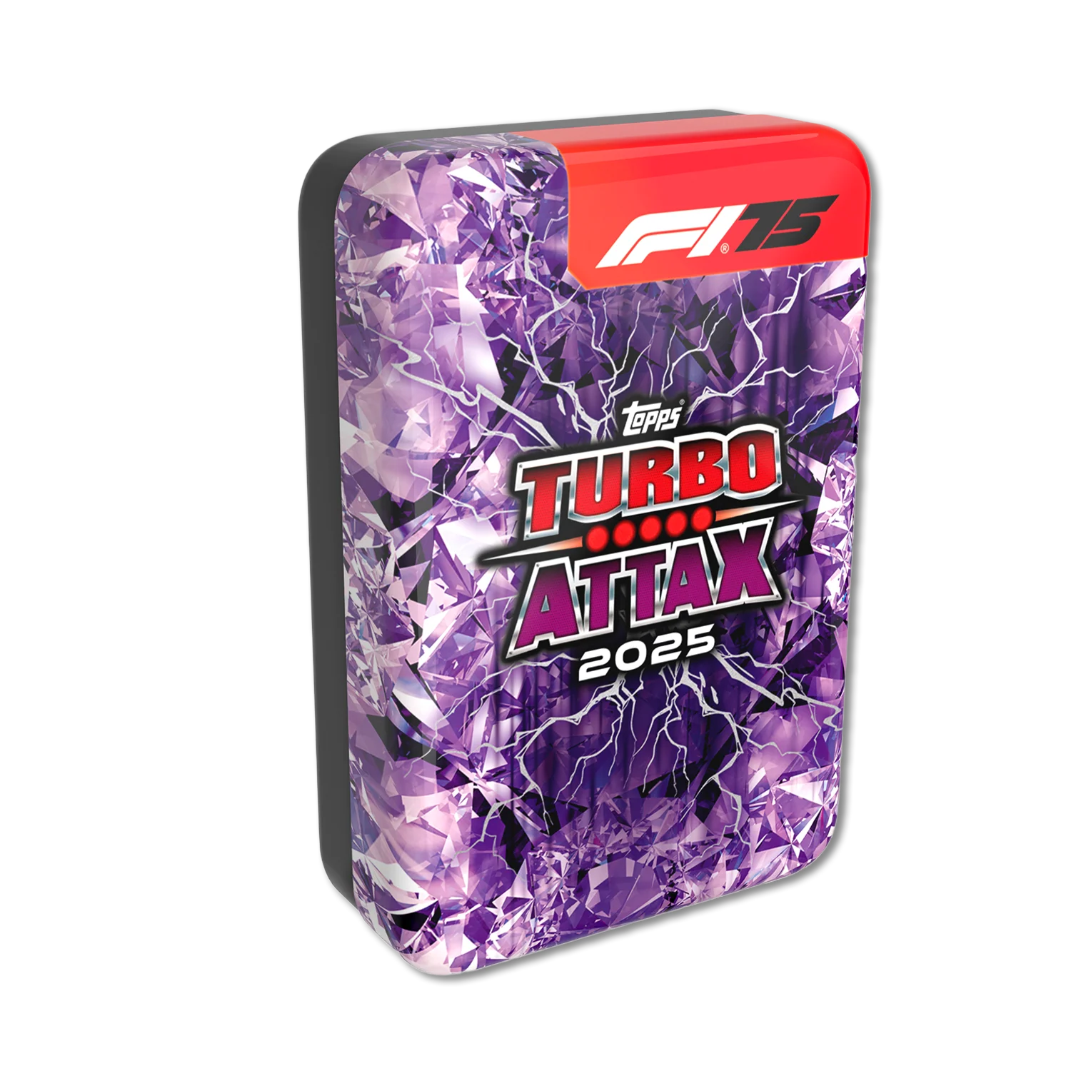 Topps Turbo Attax Formula 1® 2025 - Mega Tin - Lightning Lids - contains 66 cards including 6 LE's and 4 Exclusive 'Lightning Lids' Cards! - Merchandise by Topps The Chelsea Gamer