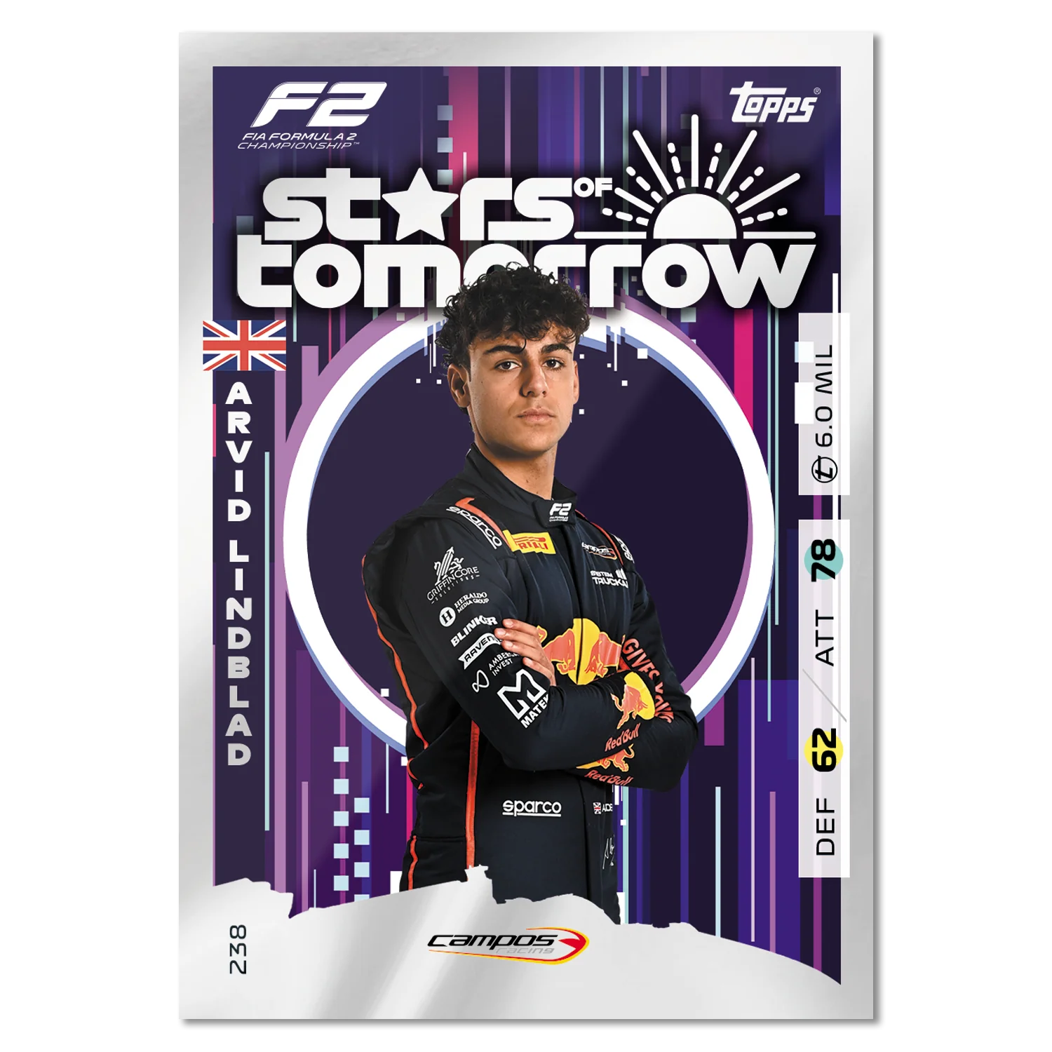 Topps Turbo Attax Formula 1® 2025 - Mega Tin - Lightning Lids - contains 66 cards including 6 LE's and 4 Exclusive 'Lightning Lids' Cards! - Merchandise by Topps The Chelsea Gamer