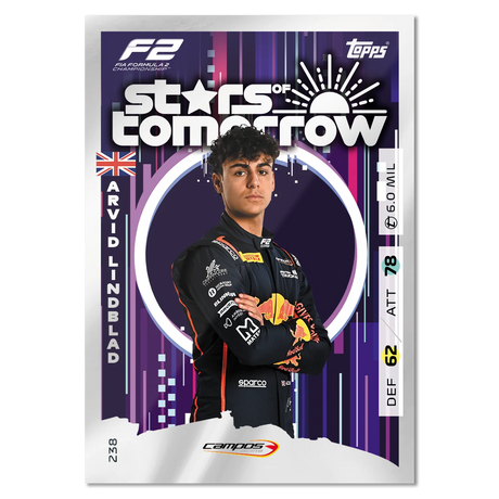 Topps Turbo Attax Formula 1® 2025 - Mega Tin - Lightning Lids - contains 66 cards including 6 LE's and 4 Exclusive 'Lightning Lids' Cards! - Merchandise by Topps The Chelsea Gamer