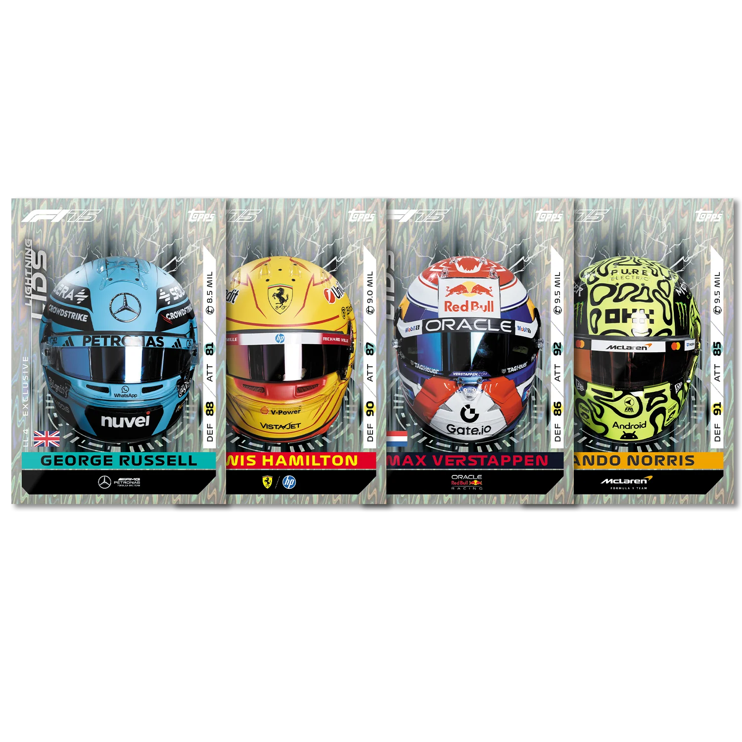 Topps Turbo Attax Formula 1® 2025 - Mega Tin - Lightning Lids - contains 66 cards including 6 LE's and 4 Exclusive 'Lightning Lids' Cards! - Merchandise by Topps The Chelsea Gamer