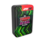 Topps Turbo Attax Formula 1® 2025 - Mega Tin - Shakedown - contains 66 cards including 6 LE's and 4 Exclusive 'Shakedown' Cards! - Merchandise by Topps The Chelsea Gamer