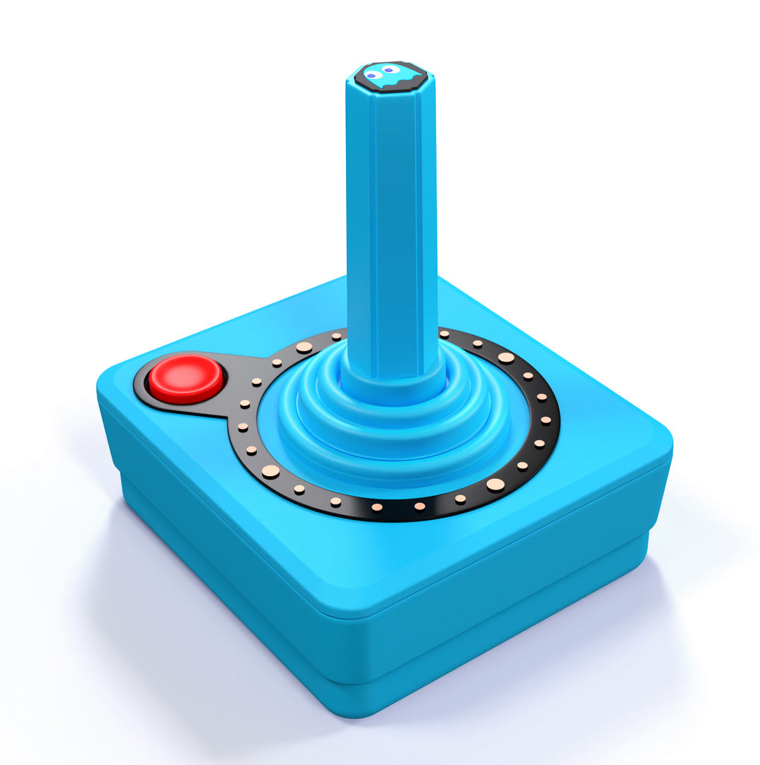 Atari CX40+ Wireless Joystick - Pac Man - Inky Edition - Console Accessories by Atari The Chelsea Gamer