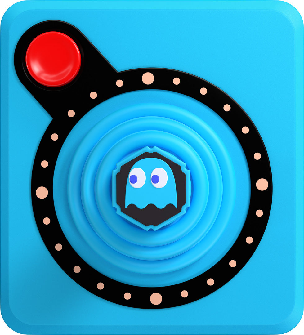 Atari CX40+ Wireless Joystick - Pac Man - Inky Edition - Console Accessories by Atari The Chelsea Gamer