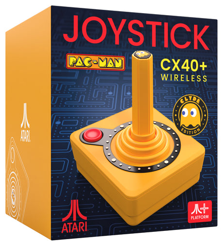Atari CX40+ Wireless Joystick - Pac Man - Clyde Edition - Console Accessories by Atari The Chelsea Gamer