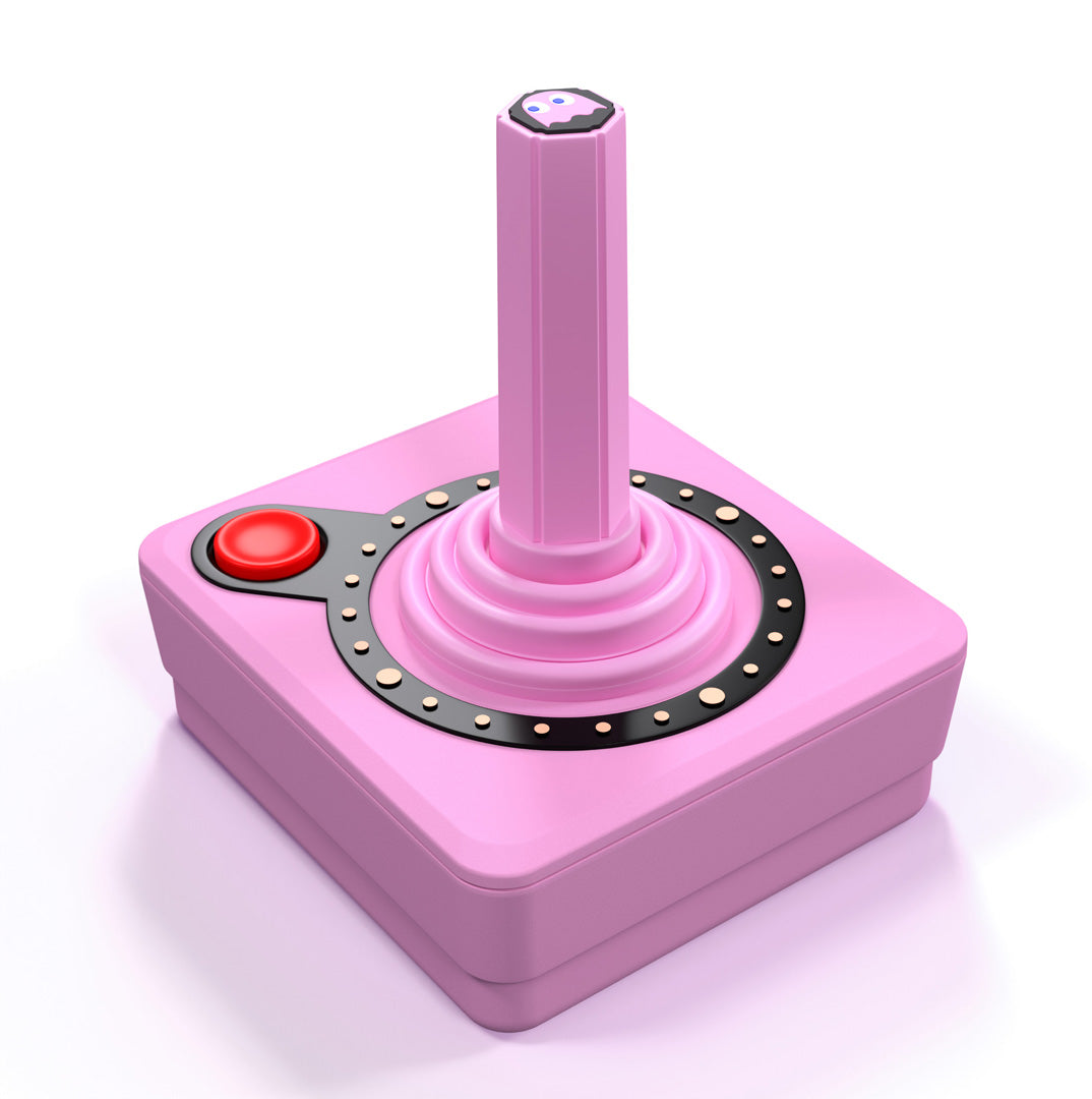 Atari CX40+ Wireless Joystick - Pac Man - Pinky Edition - Console Accessories by Atari The Chelsea Gamer