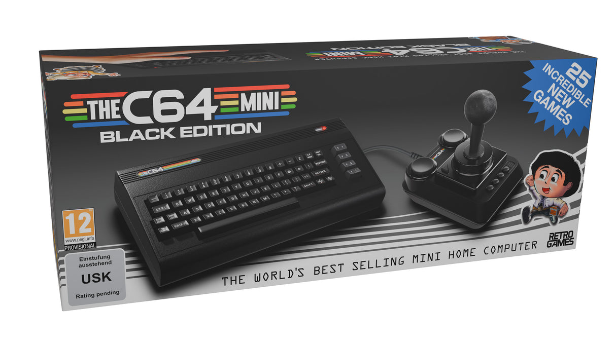 The C64 Mini – Black Edition - Console pack by Retro Games Limited The Chelsea Gamer