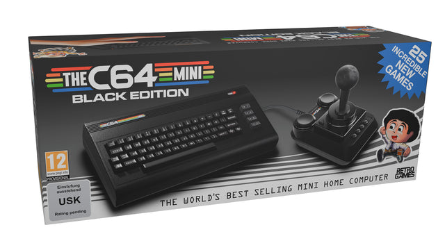 The C64 Mini – Black Edition - Console pack by Retro Games Limited The Chelsea Gamer
