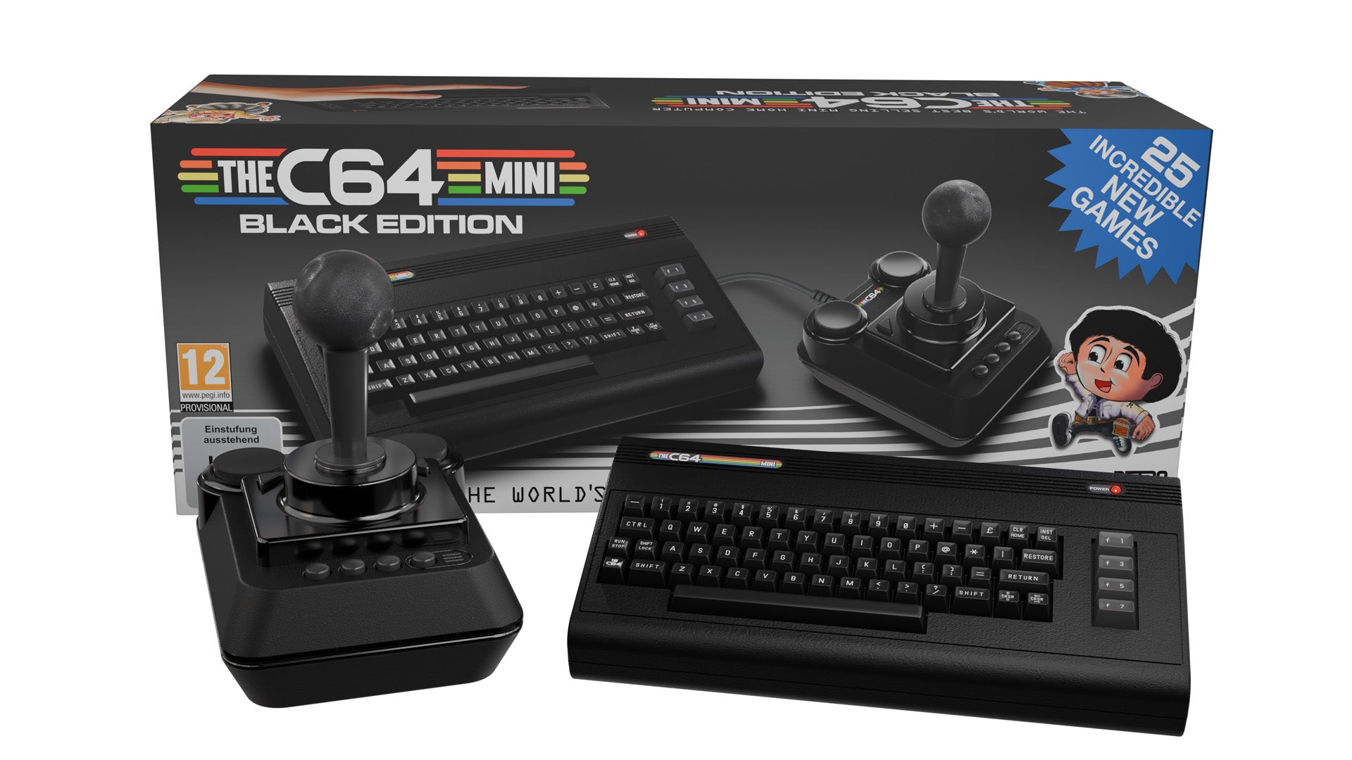The C64 Mini – Black Edition - Console pack by Retro Games Limited The Chelsea Gamer