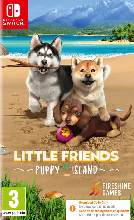 Little Friends: Puppy Island - Nintendo Switch - Code In A Box - Video Games by Fireshine Games The Chelsea Gamer