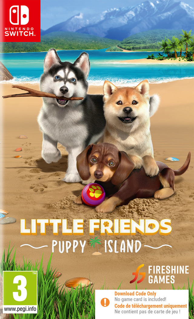 Little Friends: Puppy Island - Nintendo Switch - Code In A Box - Video Games by Fireshine Games The Chelsea Gamer