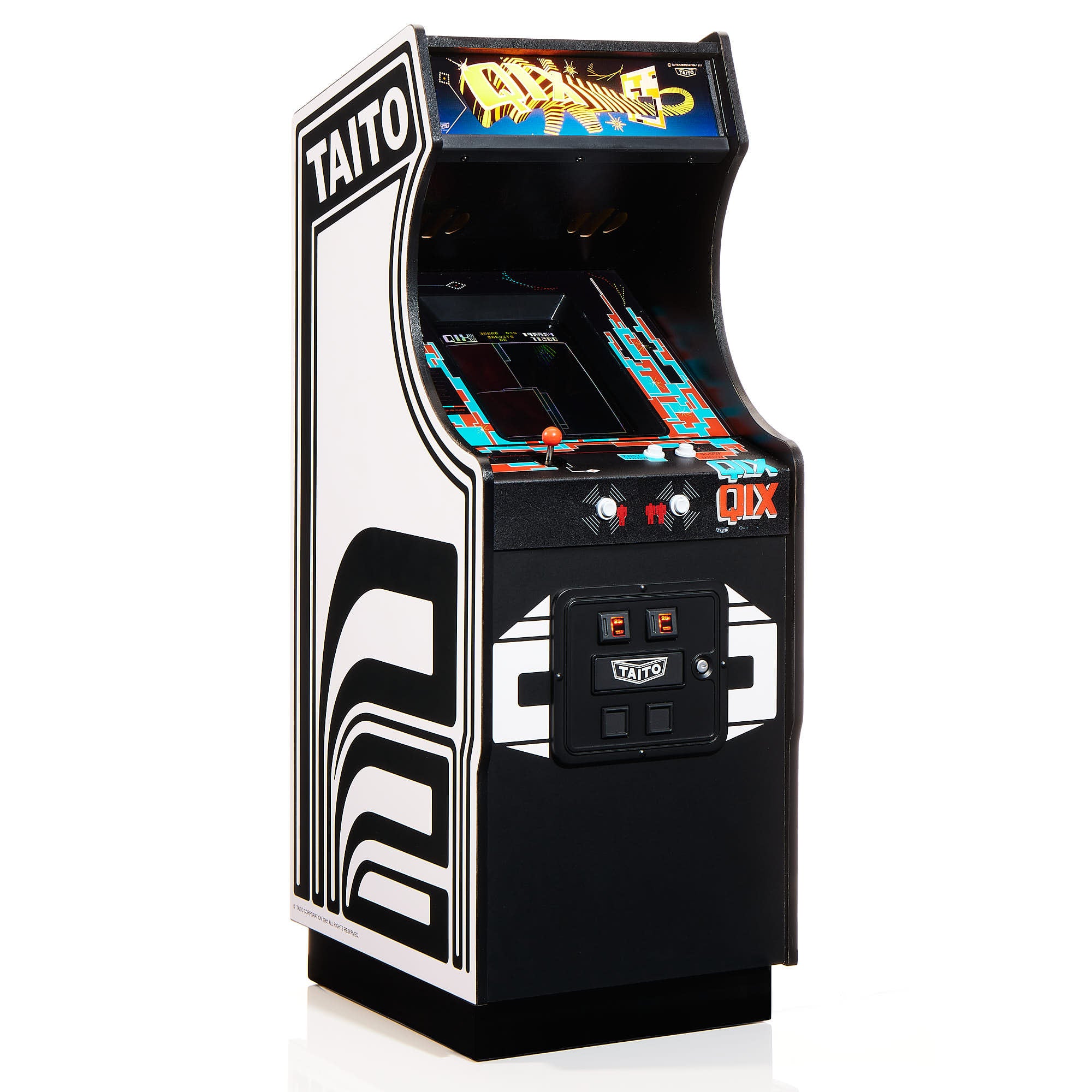 Official Taito QIX Quarter Size Arcade Cabinet - Console pack by Numskull Designs The Chelsea Gamer