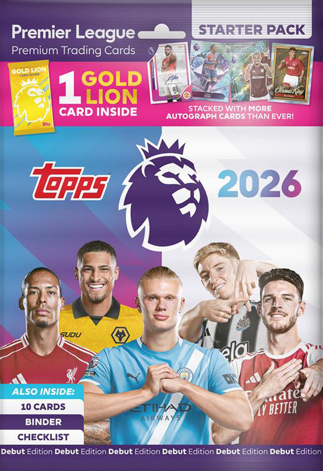 Topps Premier League 2026 - Debut Edition - Standard Starter Pack - Merchandise by Topps The Chelsea Gamer