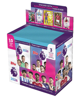 Topps Premier League 2026 - Debut Edition - Full Box - Merchandise by Topps The Chelsea Gamer