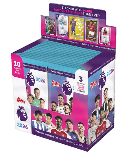 Topps Premier League 2026 - Debut Edition - Full Box - Merchandise by Topps The Chelsea Gamer