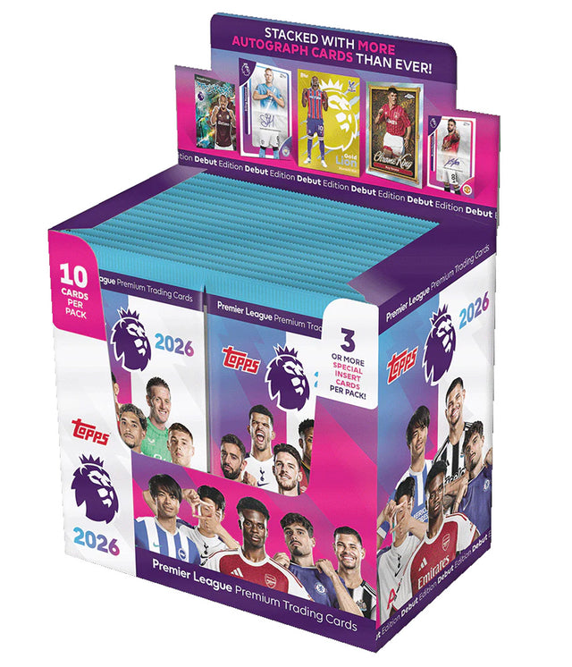 Topps Premier League 2026 - Debut Edition - Full Box - Merchandise by Topps The Chelsea Gamer