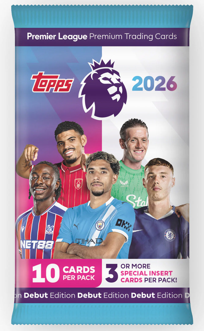 Topps Premier League 2026 - Debut Edition - Full Box - Merchandise by Topps The Chelsea Gamer