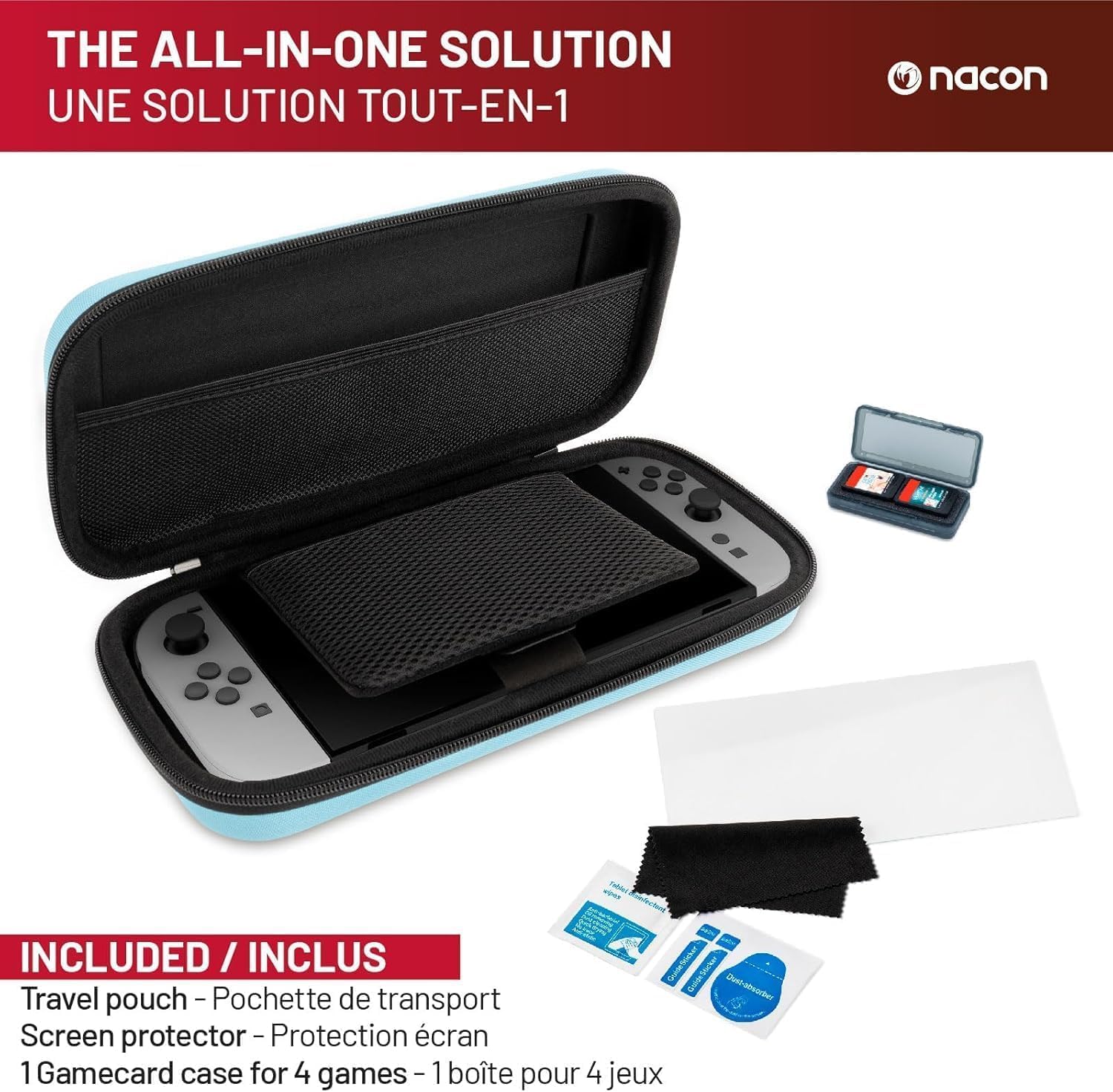 Black Case and Protection Pack for Nintendo Switch™2 - Console Accessories by Nacon The Chelsea Gamer