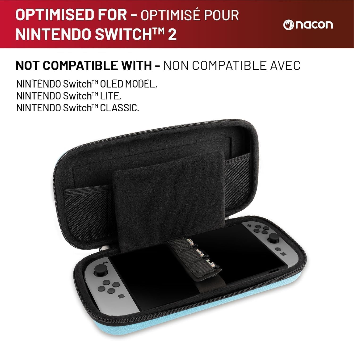 Black Case and Protection Pack for Nintendo Switch™2 - Console Accessories by Nacon The Chelsea Gamer