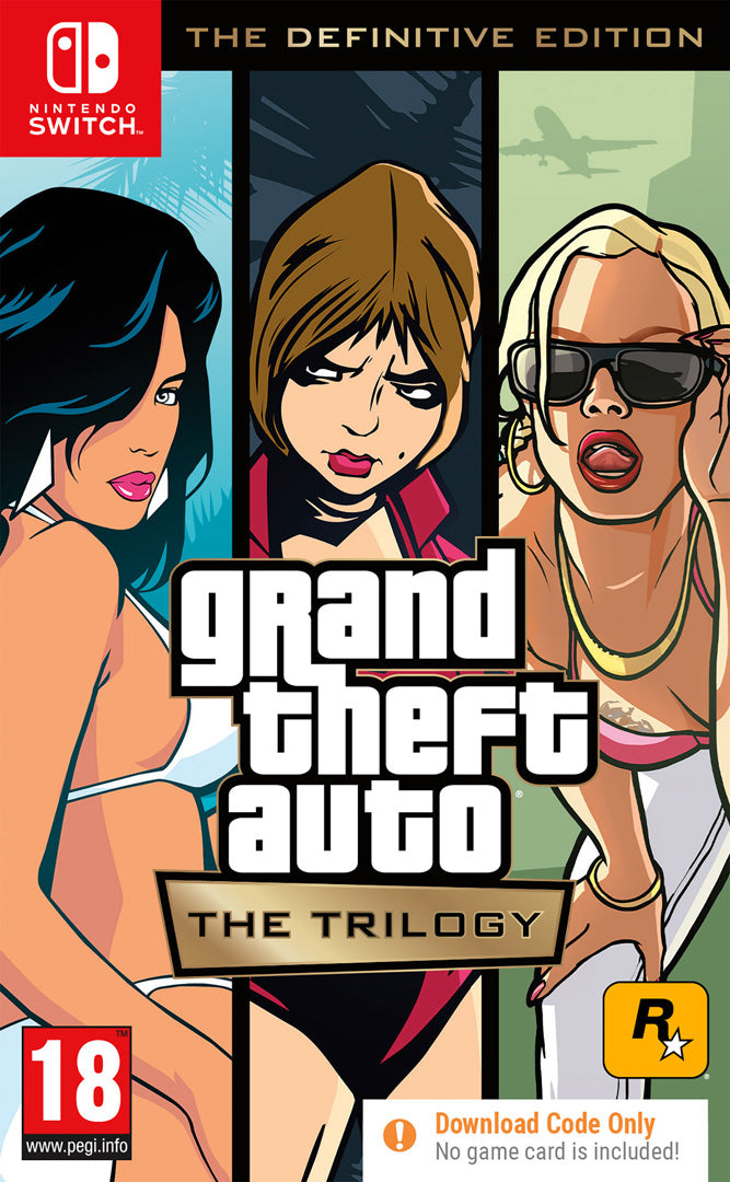 Grand Theft Auto: The Trilogy - Nintendo Switch - Code In A Box - Video Games by Take 2 The Chelsea Gamer