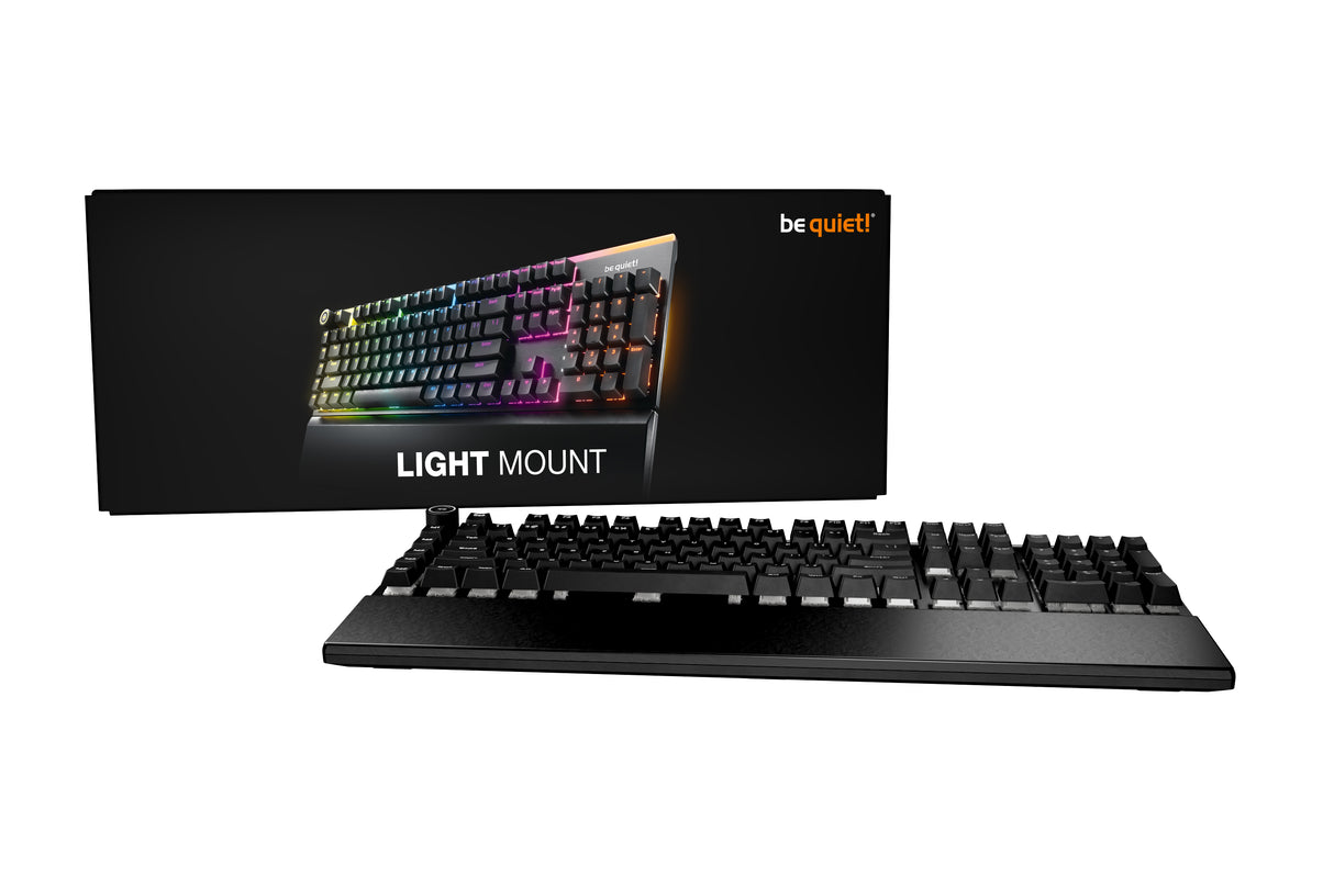 Be Quiet! Light Mount Silent Linear ARGB Mechanical Keyboard - Keyboard by Be Quiet The Chelsea Gamer