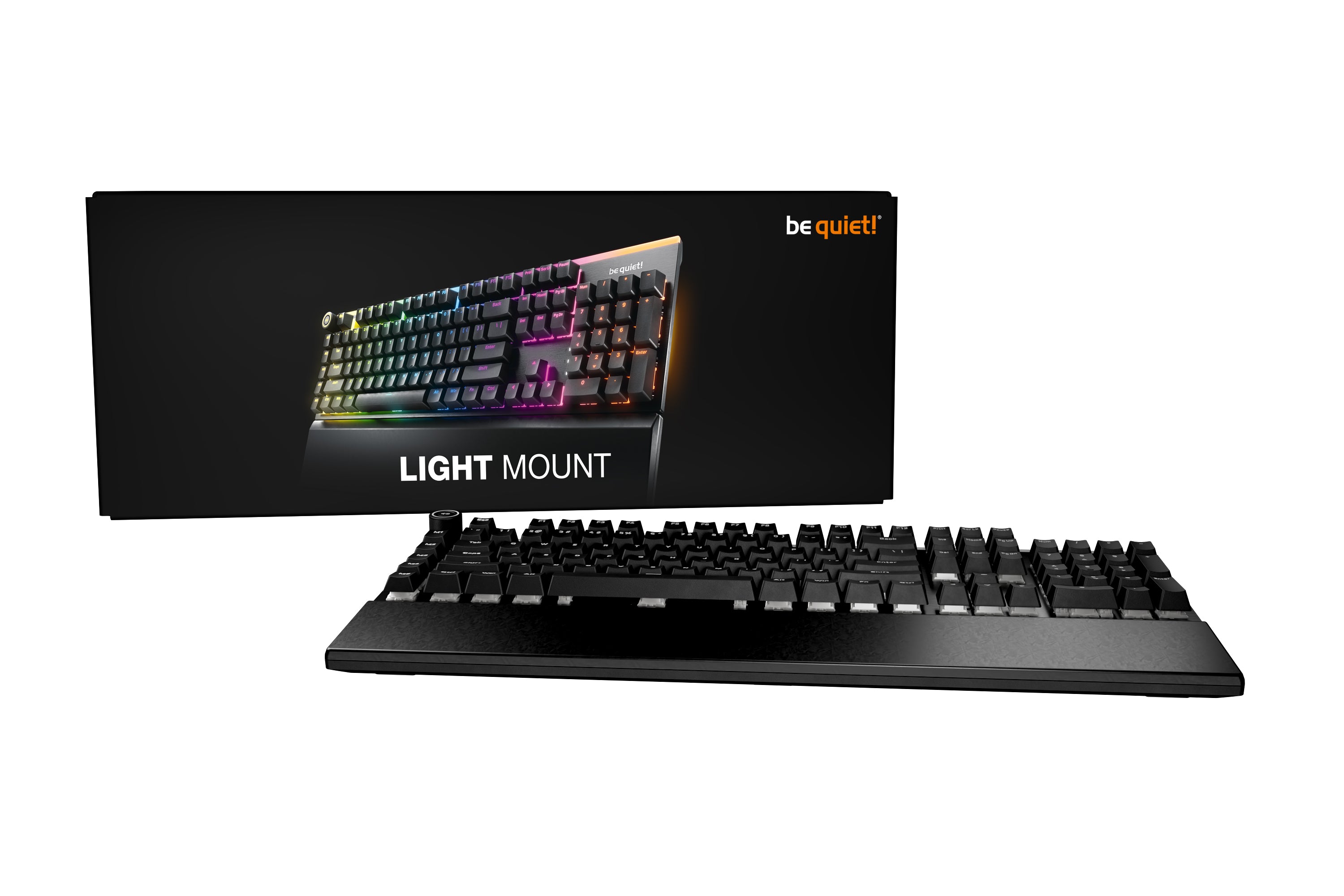 Be Quiet! Light Mount Silent Tactile ARGB Mechanical Keyboard - Keyboard by Be Quiet The Chelsea Gamer