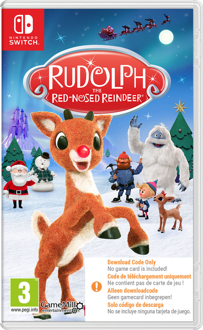 Rudolph The Red-Nosed Reindeer - Nintendo Switch - Code In A Box - Video Games by GameMill Entertainment The Chelsea Gamer