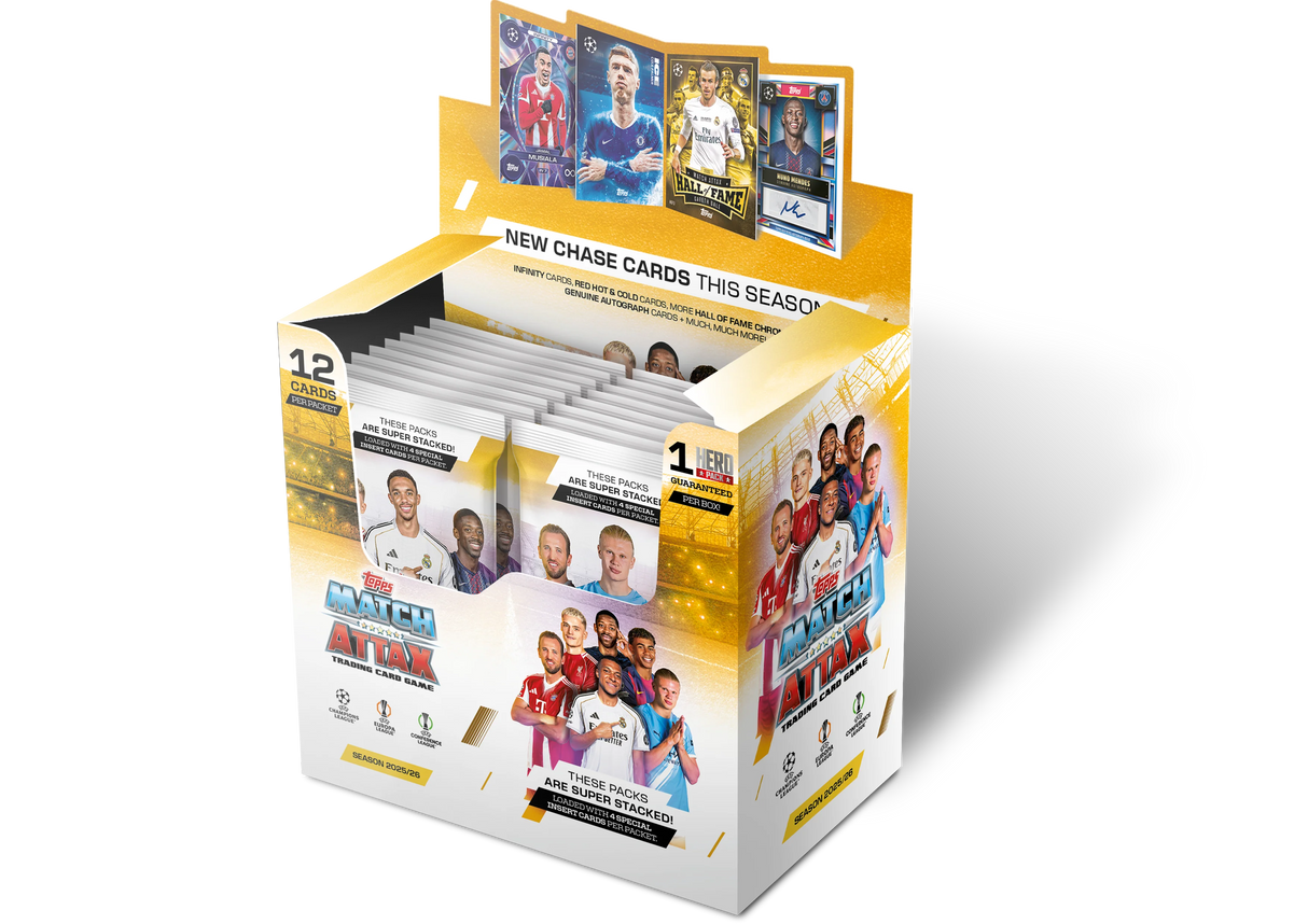 Topps - Match Attax 25/26 Collection - Full Box (32 Packs) - Merchandise by Topps The Chelsea Gamer