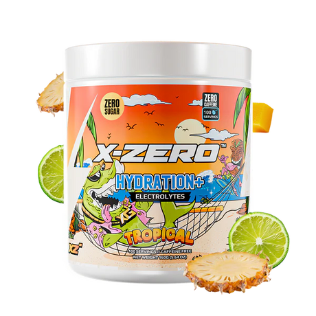 X-Zero - Hydration Tropical (160g / 100 Servings) - Merchandise by X-Zero The Chelsea Gamer