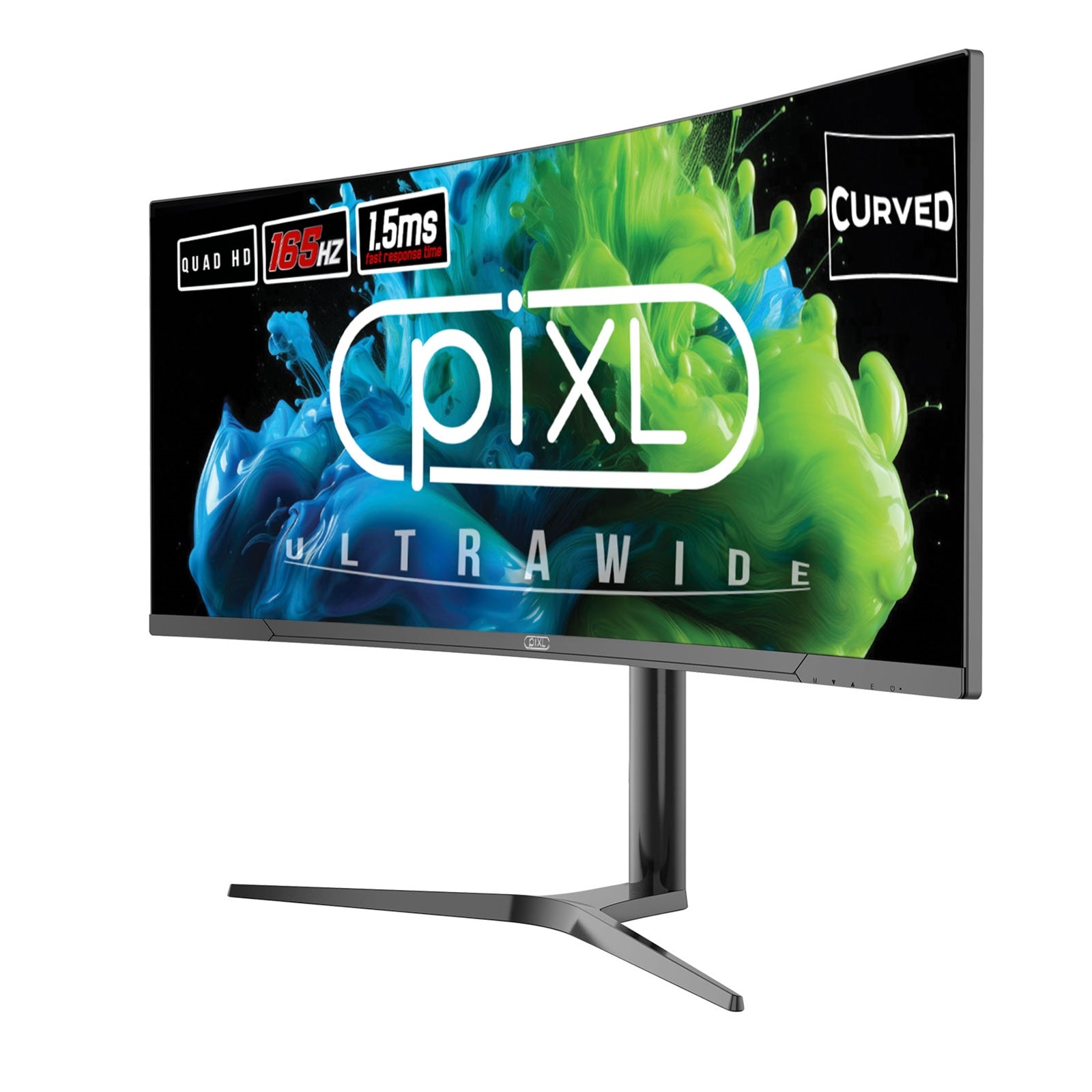 piXL CM34C7 34 Inch Ultrawide Curved Gaming Monitor - Monitor by piXL The Chelsea Gamer